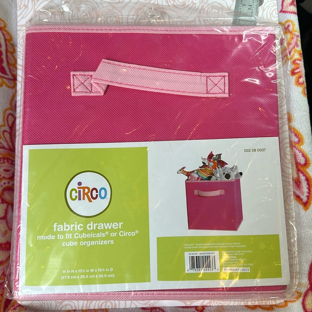 Folding Pink Bin